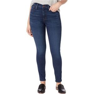 Madewell‎ Denim Button Fly 10 High Rise Skinny Jeans Stretch Blue Size 27